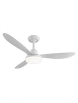 Ventilador de Teto Plafon Aires Branco com Pás 25W LED Multicolor Dimerizável Ultra Silencioso, 6 Velocidades, Controle Remoto para Salas, Quartos Ventilador de Teto Plafon Aires Branco com Pás 25W LED Multicolor Dimerizável Ultra Silencioso, 6 Velocidades, Controle Remoto para Salas, Quartos
