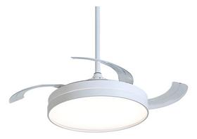 Ventilador De Teto Plafon Led Air Basic Retrátil C/ Controle