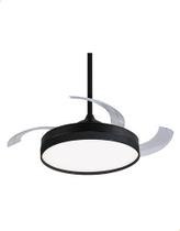 Ventilador De Teto Plafon Led Air Basic Retrátil C/ Controle