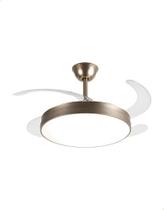 Ventilador De Teto Plafon Led Air Lite Retrátil C/ Controle