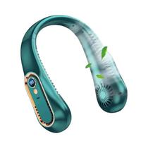 Ventilador De Teto Portátil Recarregável USB Com Display Digital Para Estudantes, Escritório E