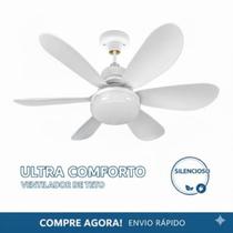 Ventilador de Teto Potente e Silencioso Controle Remoto Incluso