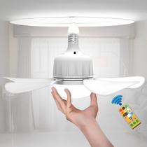 Ventilador de Teto Potente Silencioso com Lâmpada e Controle 6 Pás Ventilador de Teto Potente Silencioso com Lâmpada e Controle 6 Pás