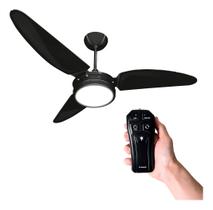 Ventilador De Teto Preto Led 6500k + Controle Beltempo Diâmetro 1.05 m Material das pás Plástico Quantidade de pás 3 Ventilador De Teto Preto Led 6500k + Controle Beltempo Diâmetro 1.05 m Material das pás Plástico Quantidade de pás 3