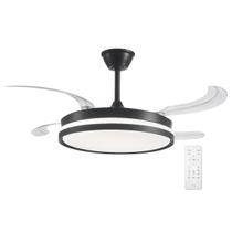 Ventilador de Teto Retrátil 127v/220v Silencioso Briled Preto 3 Cores Silencioso