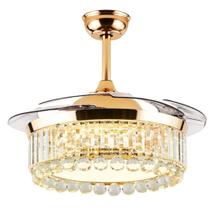 Ventilador de Teto Retrátil Cristal Luxuoso Bivolt Ventilador de Teto Retrátil Cristal Luxuoso Bivolt