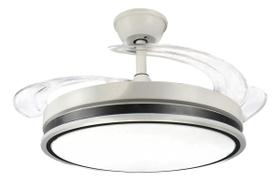 Ventilador de Teto Retrátil LED 36W Dimerizável 6 Velocidades Controle Remoto - Luz Sollar Ventilador de Teto Retrátil LED 36W Dimerizável 6 Velocidades Controle Remoto - Luz Sollar