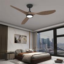 Ventilador de teto Roomratv 52" Dark Wood Grain LED Light Remote Ventilador de teto Roomratv 52" Dark Wood Grain LED Light Remote