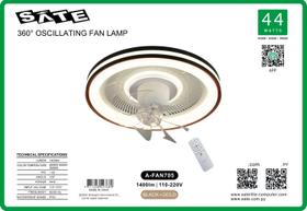 Ventilador de Teto Sate c/Luminaria A-FAN705 44W