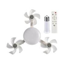Ventilador De Teto Silencioso Para Cozinha Com Alta Potência E Luz, Rosca E27, Fácil De Limpar Para