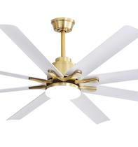 Ventilador de teto Sofucor 66" Smart Light Alexa DC Motor White