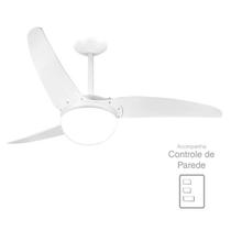 Ventilador De Teto Spirit 302 Branco Lustre Globo 127V Ventilador De Teto Spirit 302 Branco Lustre Globo 127V