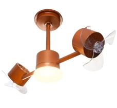 Ventilador de Teto Treviso Infinit LED Cobre Controle Remoto