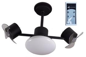 Ventilador De Teto Treviso Infinit Plus Preto controle