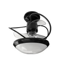 Ventilador de Teto Treviso Preto Bali Control Remoto Bivolt