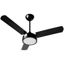 Ventilador De Teto Tron Citrino Led 3 Pás New Preto 130w Potente e Econômico 220v