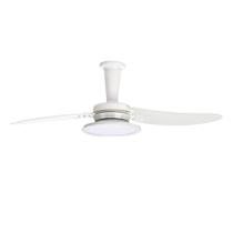 Ventilador De Teto Tron Euro Led 2 Pas Branco 220v