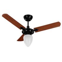 Ventilador de Teto Tron Pera New Preto com Pás Verniz 130W 127V
