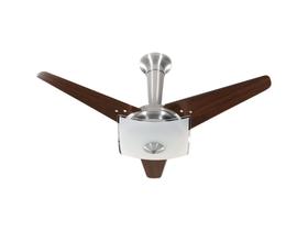Ventilador de Teto Tron Quadrimax Alumínio Escovado 3 Pás Tabaco 127V Ventilador de Teto Tron Quadrimax Alumínio Escovado 3 Pás Tabaco 127V