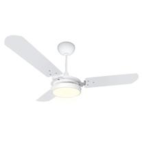 Ventilador de Teto Valen com Led 18W Branco Quente Ventex Branco/Branco 220V