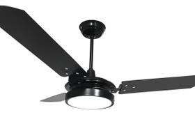 Ventilador De Teto Valen Ventex Preto Led