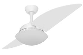 Ventilador de Teto Ventax Uno 2 Pás Branco Moderno Luxo 110V