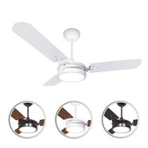 Ventilador de Teto Ventex 150w Valen Led Turbo Silencioso Econômico 3 Velocidades Luz Integrada 18W