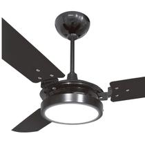 Ventilador de Teto Ventex Valen 127V Preto com LED para Sala Quarto e Escritorio Ventilador de Teto Ventex Valen 127V Preto com LED para Sala Quarto e Escritorio