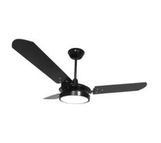 Ventilador De Teto Ventex Valen Led 18W Preto 220V