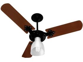 Ventilador de Teto Venti-Delta 38 3119 3 Pás - 3 Velocidades Mogno e Preto