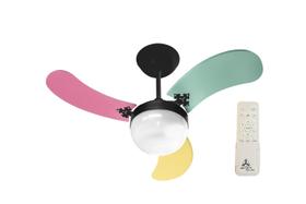 Ventilador de Teto Venti-Delta Inverter Preto Ultra Colors Feminino Bivolt + Controle Ventilador de Teto Venti-Delta Inverter Preto Ultra Colors Feminino Bivolt + Controle