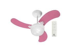 Ventilador de Teto Venti-Delta Inverter Ultra Colors Rosa Bivolt + Controle Ventilador de Teto Venti-Delta Inverter Ultra Colors Rosa Bivolt + Controle