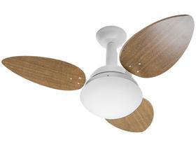 Ventilador De Teto Venti-Delta Jet 3 Pás Mogno/Branco 220V Ventilador De Teto Venti-Delta Jet 3 Pás Mogno/Branco 220V