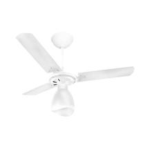 Ventilador De Teto Venti-Delta Linha Economiq New Delta Light 3 Pás Em MDF Sem Controle Remoto 130W 127V Cor Branco Ventilador De Teto Venti-Delta Linha Economiq New Delta Light 3 Pás Em MDF Sem Controle Remoto 130W 127V Cor Branco