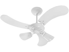 Ventilador De Teto Venti-Delta Linha Elegance New Spot Delta 3 Pás Em MDF Sem Controle Remoto 130W 127V Cor Branco