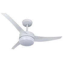 Ventilador De Teto Venti-Delta Linha Flex Concept Lunik 3 Pás De Plástico Com Controle Remoto 130W 127V Cor Branco