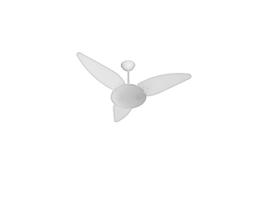 Ventilador De Teto Venti-Delta Magnes Com 3 Pás Branco