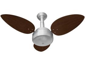 Ventilador de Teto Venti-Delta Miray com 3 Pás Tabaco / Prata