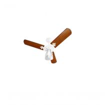 Ventilador De Teto Venti-delta New Delta Light Com 3 Pás Branco Com Pás Cor Madeira 127v Ventilador De Teto Venti-delta New Delta Light Com 3 Pás Branco Com Pás Cor Madeira 127v