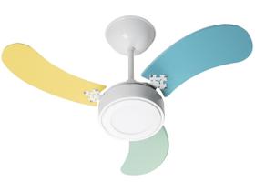 Ventilador de Teto Venti-Delta New LED Colors - 3 Pás 3 Velocidades
