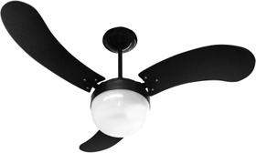 Ventilador de Teto Venti-Delta New Montana com 3 Pás Preto