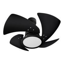 Ventilador De Teto Venti-Delta Tornado Led 4 Pás Preto 3000K Luz Amarela Ventilador De Teto Venti-Delta Tornado Led 4 Pás Preto 3000K Luz Amarela