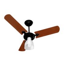 Ventilador de Teto Ventidelta New Delta Light 3 Pás 95CM 130W 220v Preto/Mogno Ventilador de Teto Ventidelta New Delta Light 3 Pás 95CM 130W 220v Preto/Mogno