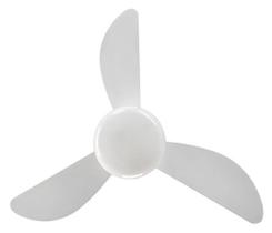 Ventilador de Teto Ventisol Fenix Branco 3 Pás, Cv3, 02 Lâmpadas Led Inclusas