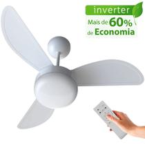 Ventilador de Teto Ventisol Fênix Branco Inverter Controle Remoto, 6 Velocidades - Bivolt
