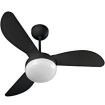 Ventilador de Teto Ventisol Fênix Inverter Black C/ Controle Remoto e Placa LED 20W Integrada Bivolt Ventilador de Teto Ventisol Fênix Inverter Black C/ Controle Remoto e Placa LED 20W Integrada Bivolt