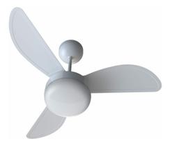 Ventilador De Teto Ventisol Fenix Inverter Com controle Estrutura Branco Pás Branco Diâmetro 960 mm Material das pás Plástico Quantidade de pás 3 Ventilador De Teto Ventisol Fenix Inverter Com controle Estrutura Branco Pás Branco Diâmetro 960 mm Material das pás Plástico Quantidade de pás 3