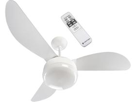 Ventilador de Teto Ventisol Fênix Premium Branco 3 velocidades Controle Remoto