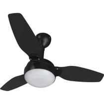 Ventilador de Teto Ventisol Legacy 3 Pás Preto/Tabaco Bivolt F002