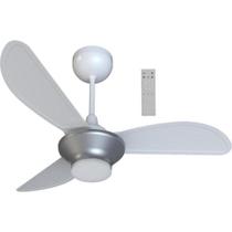 Ventilador de Teto Ventisol Mistral 3 Pás Branco/Cinza Bivol